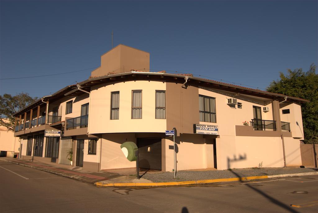 Novo Hotel Tinho Rio do Sul Bagian luar foto